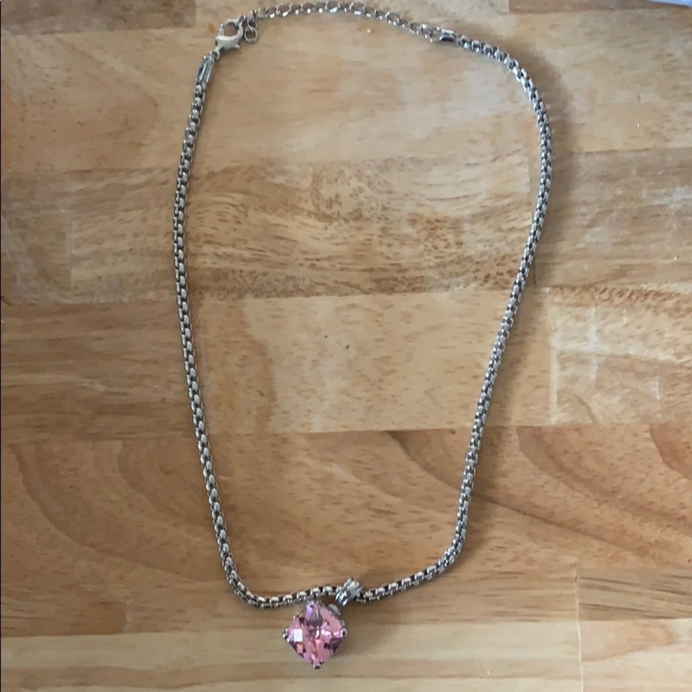 Costume jewelry-pink stone